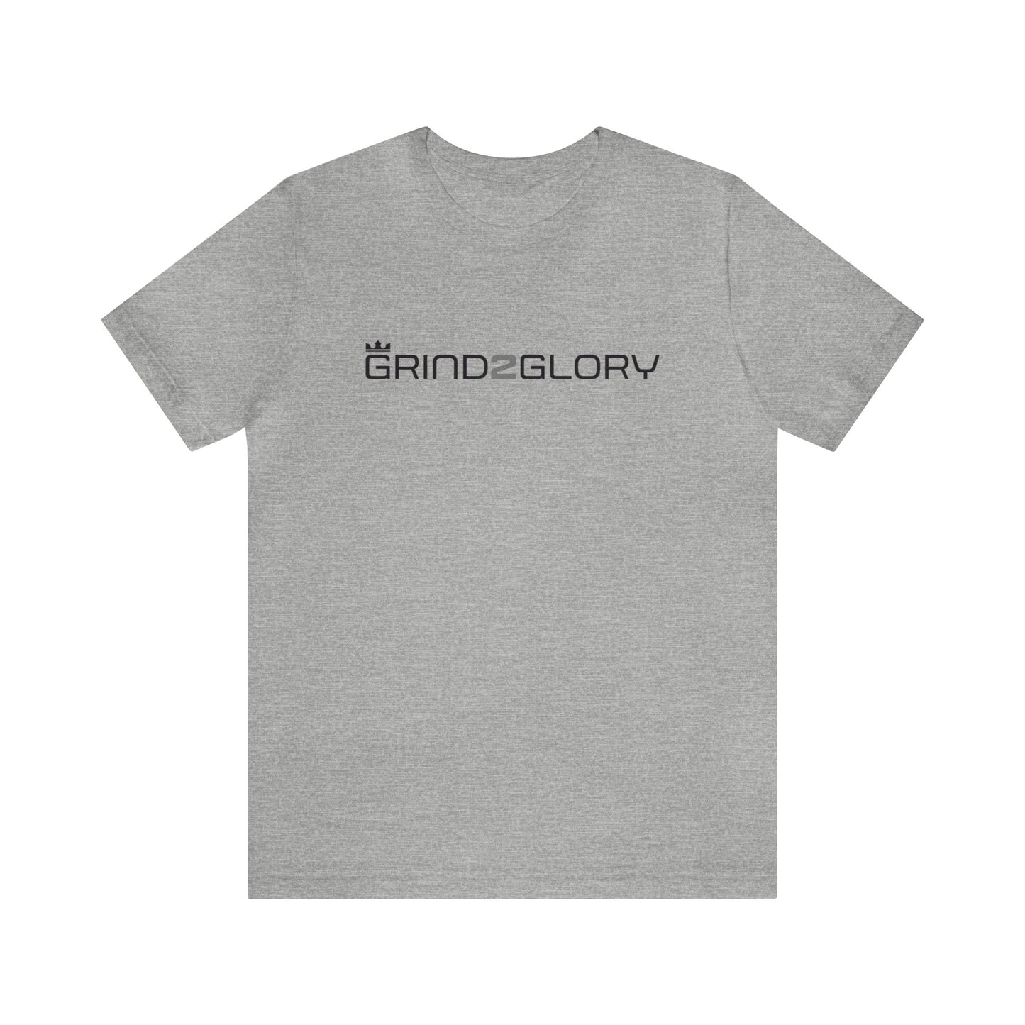 Grind2Glory - Horizontal logo: Unisex Jersey Short Sleeve Tee