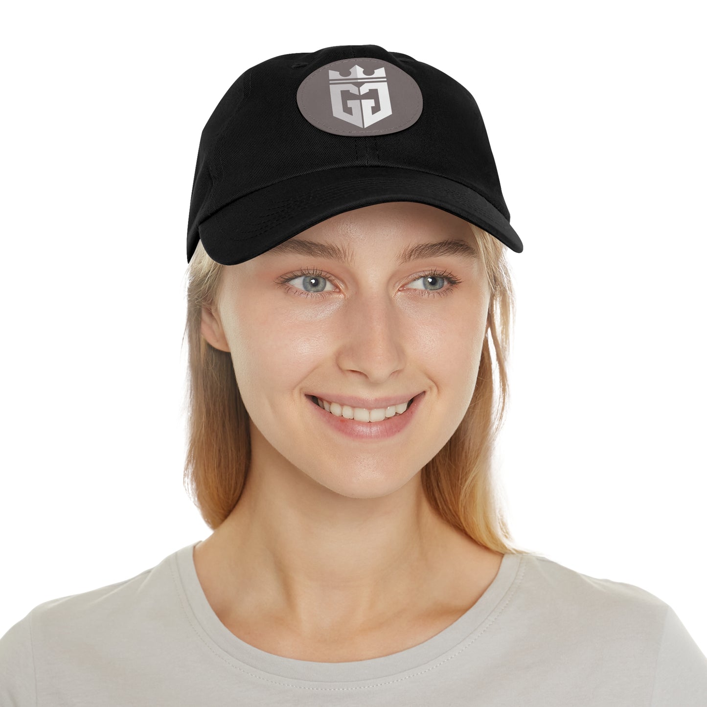 Grind2Glory: Dad Hat with Leather Patch (Round)