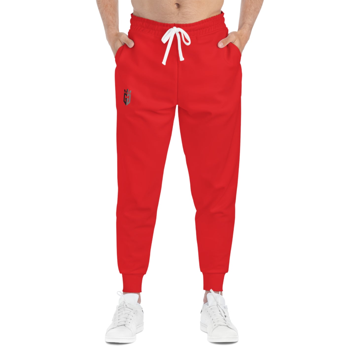 Grind2Glory - Red: Athletic Joggers (AOP)