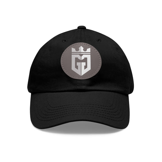 Grind2Glory: Dad Hat with Leather Patch (Round)