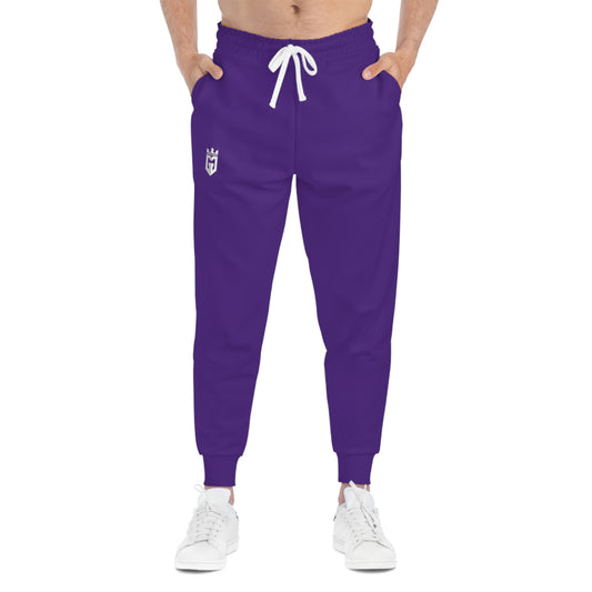 Grind2Glory - Purple: Athletic Joggers (AOP)