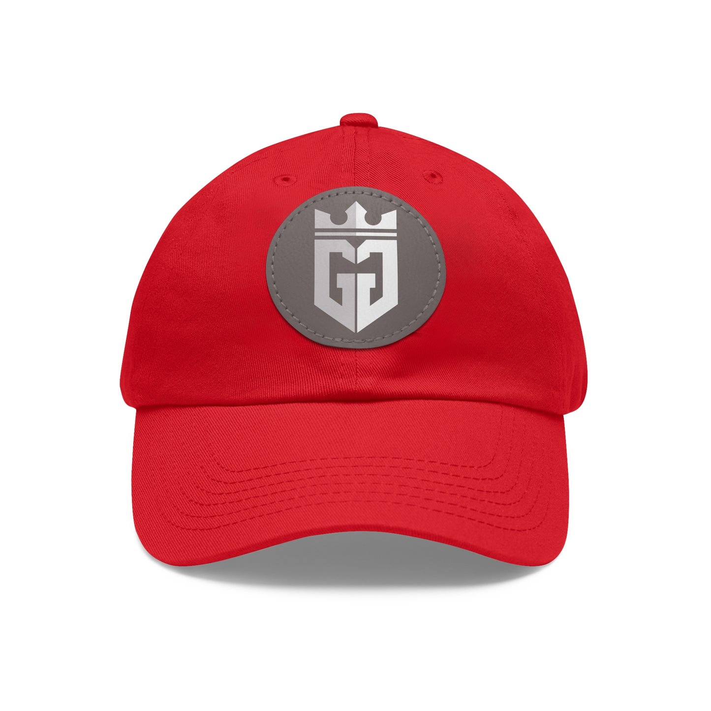 Grind2Glory: Dad Hat with Leather Patch (Round)