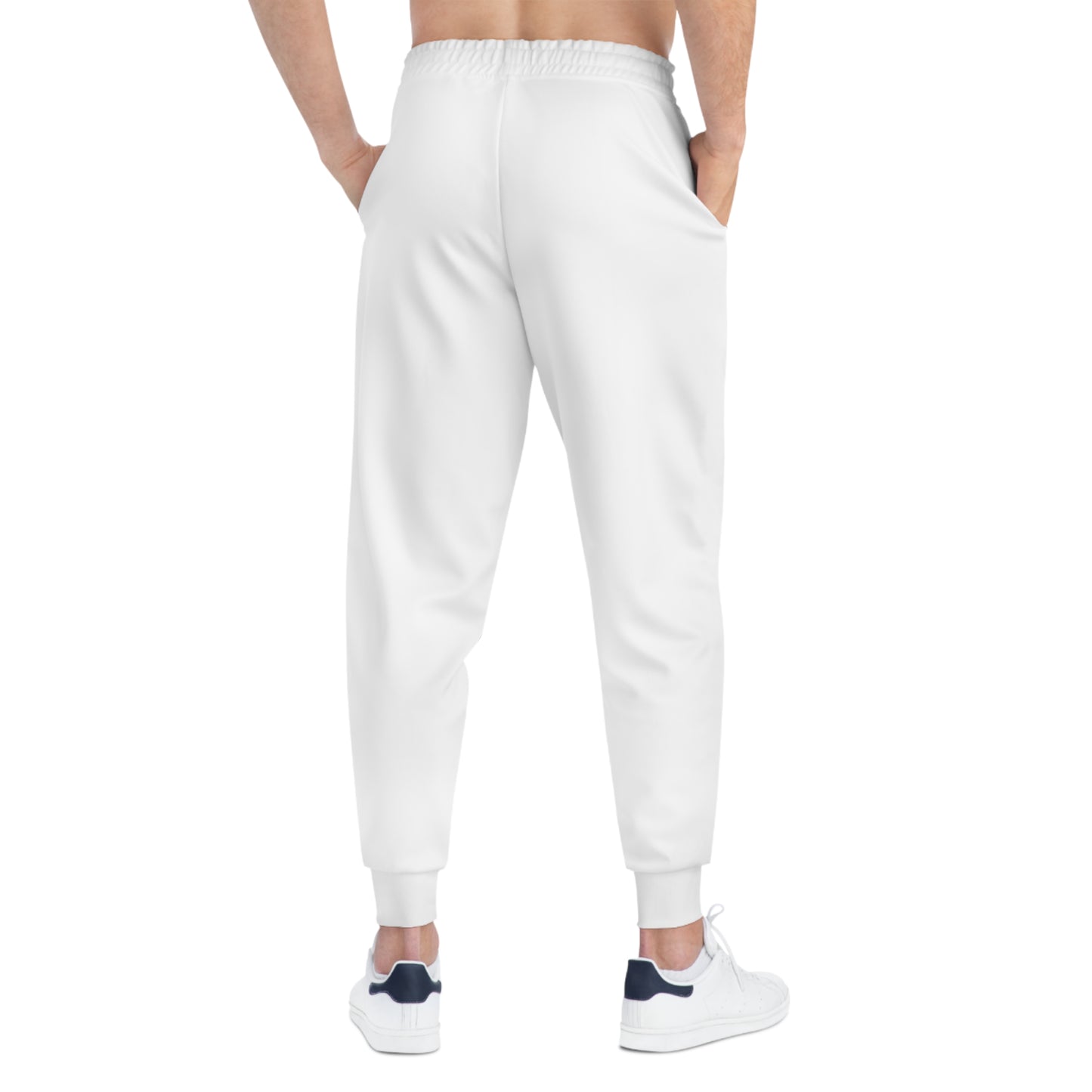 Grind2Glory - White: Athletic Joggers (AOP)