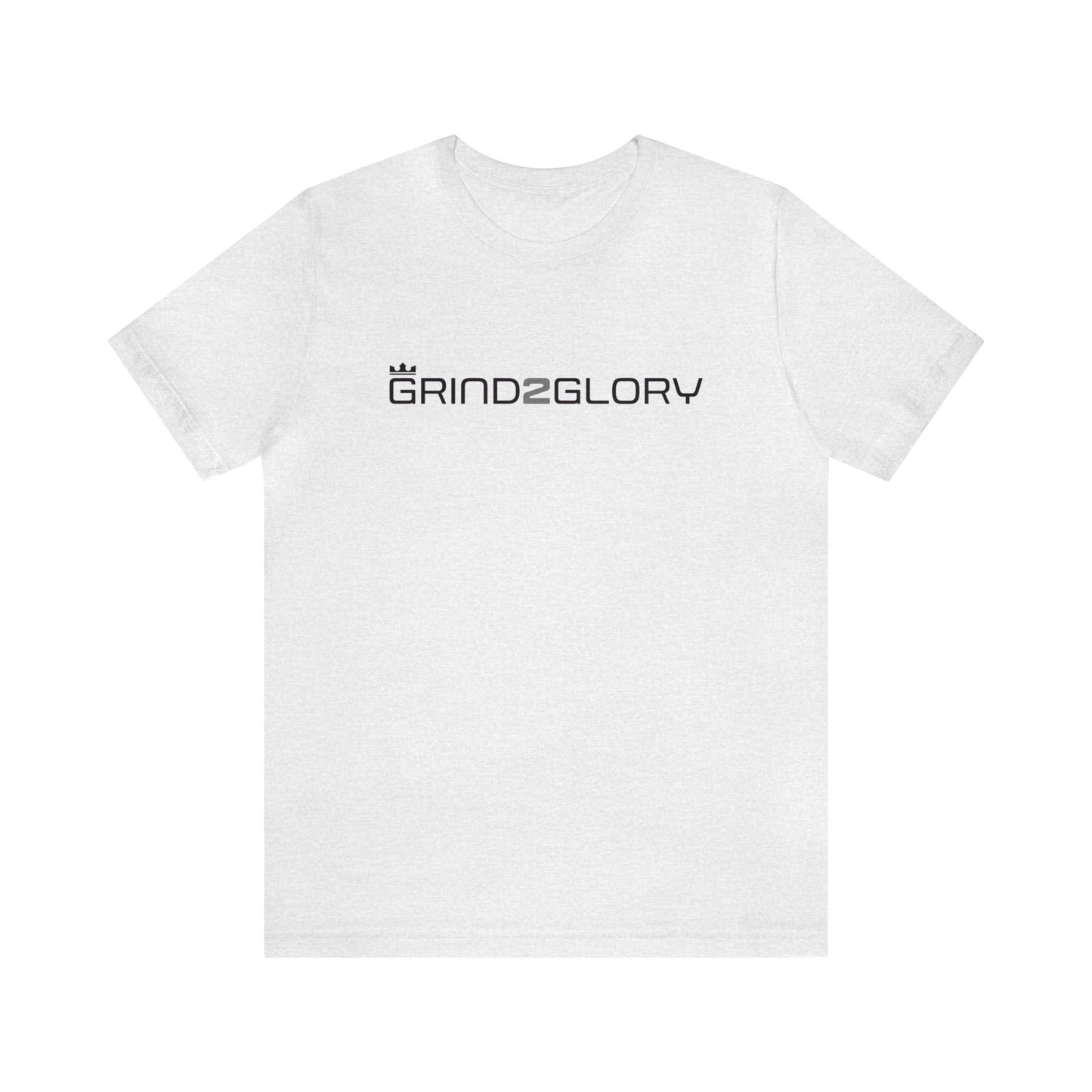 Grind2Glory - Horizontal logo: Unisex Jersey Short Sleeve Tee