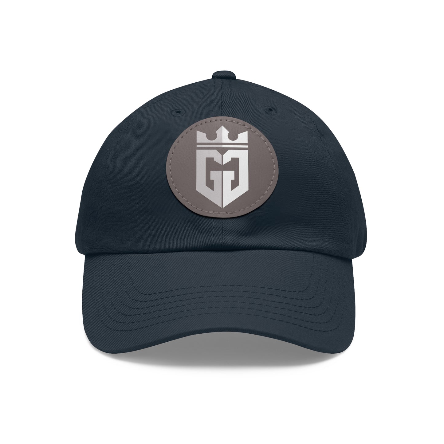 Grind2Glory: Dad Hat with Leather Patch (Round)