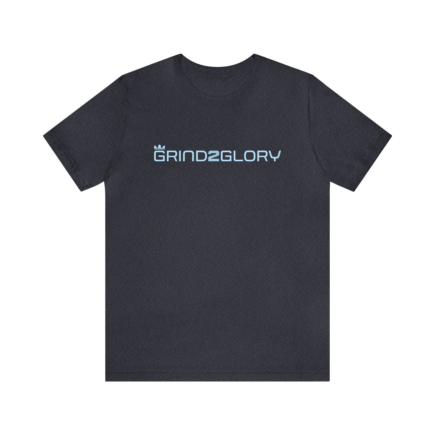 Grind2Glory - Horizontal logo: Unisex Jersey Short Sleeve Tee