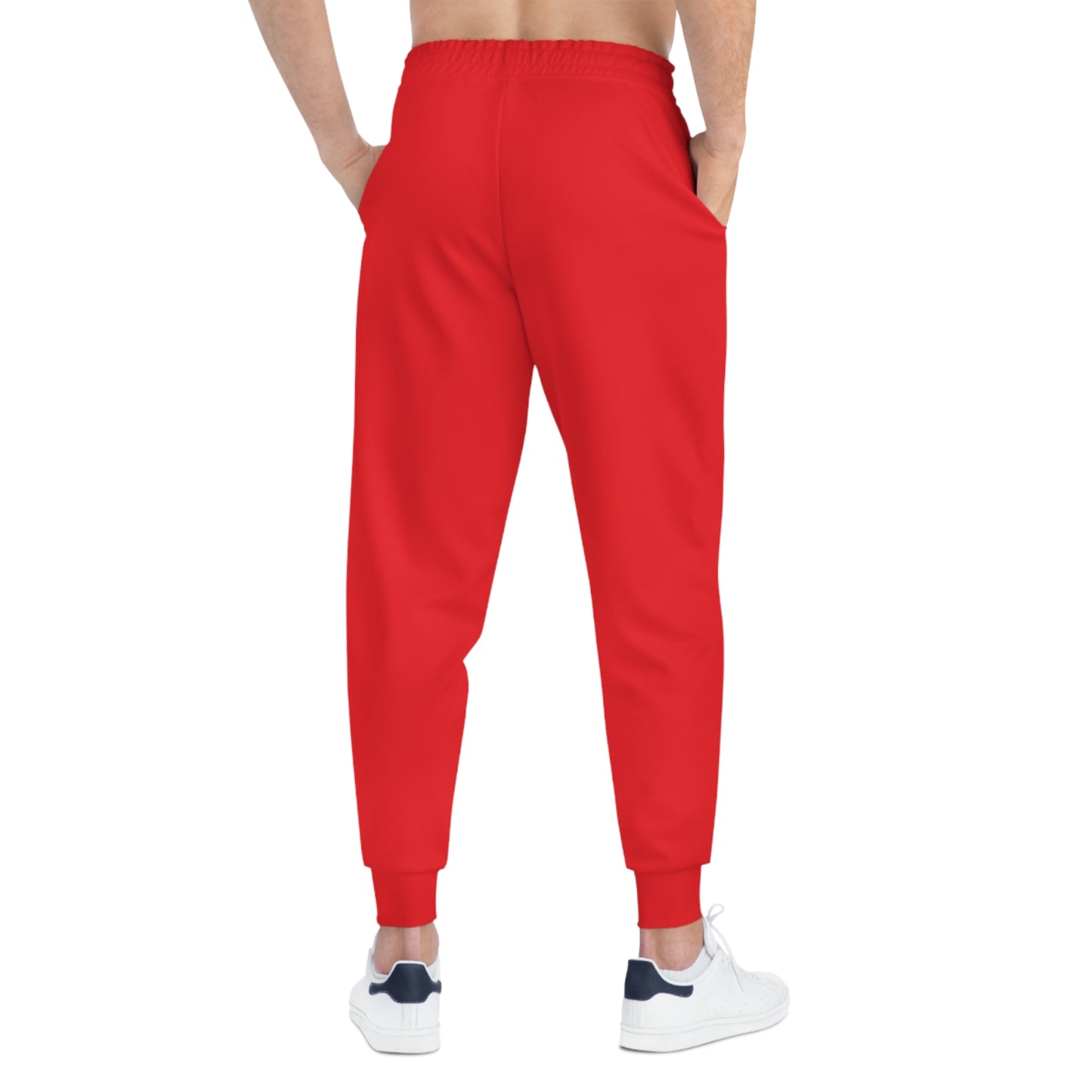 Grind2Glory - Red: Athletic Joggers (AOP)