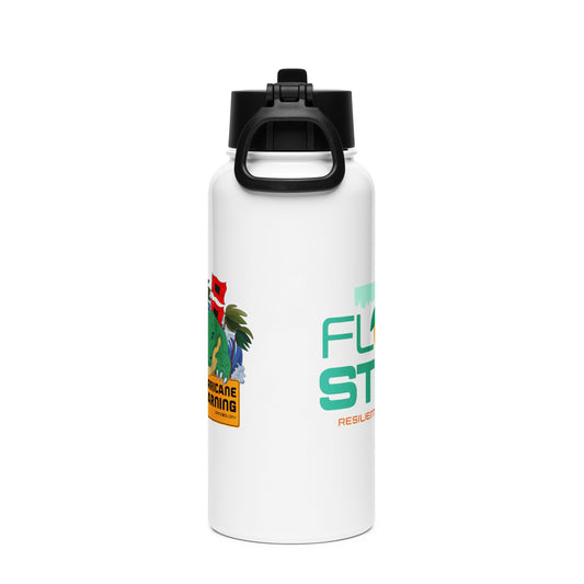 Stainless steel water bottle with a straw lid: Florida Strong