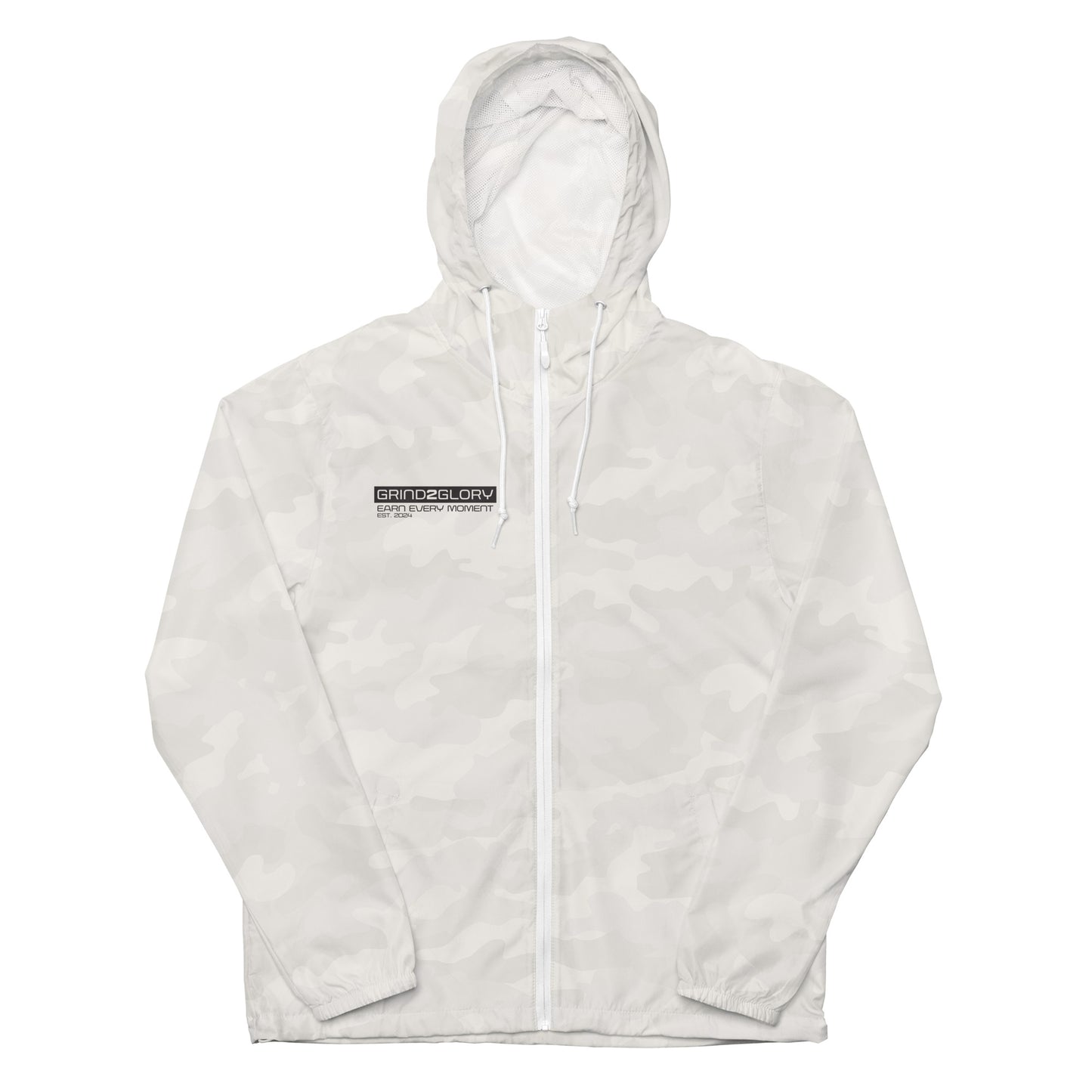 Unisex lightweight zip up windbreaker